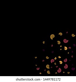 Festive Background with Colorful spirals. Trendy Pattern for Postcard, Print, Banner or Poster. Pretty spirals For Party Decoration, Wedding, Birthday or Anniversary Invitation. Vector
