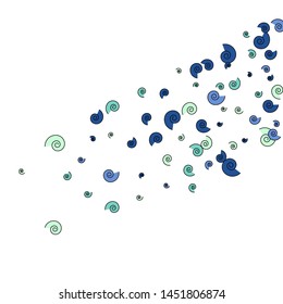 Festive Background with Colorful spirals. Trendy Pattern for Postcard, Print, Banner or Poster. Pretty spirals For Party Decoration, Wedding, Birthday or Anniversary Invitation. 