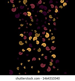 Festive Background with Colorful spirals. Trendy Pattern for Postcard, Print, Banner or Poster. Pretty spirals For Party Decoration, Wedding, Birthday or Anniversary Invitation. Vector
