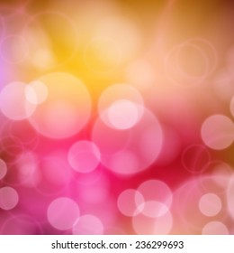 Festive background with de focused lights. Magical background with colorful bokeh. Colorful background with defocused lights