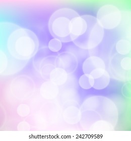 Festive background with de focused lights. Magical background with colorful bokeh. Colorful background with defocused lights