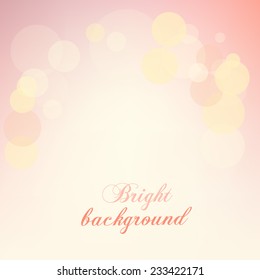 Festive background with defocused lights