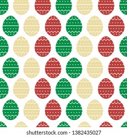 Festive background with eggs for decor, packaging, design. Vector background eggs easter.