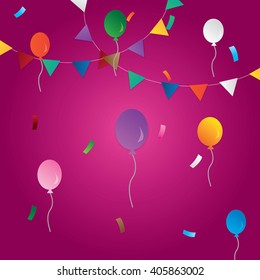 Festive background with flags, eps 10