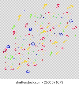 Festive background with golden confetti and elegant ribbons — perfect for celebrations, invitations, and holiday designs.
