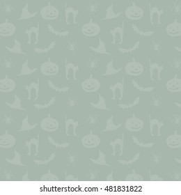 festive background for Halloween. Pattern for greeting or invitation to a party. Pattern for wrapping paper or scrapbook. Baby vector illustration