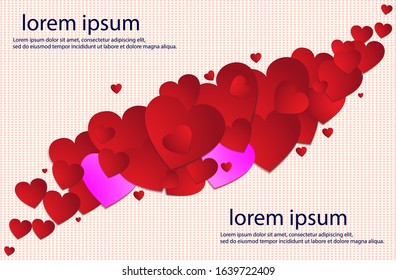 Festive background for lovers. Background for a website. Holiday card.