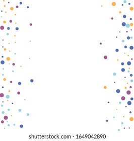 Festive background with multi color confetti. Flying confetti.