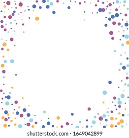 Festive background with multi color confetti. Flying confetti.