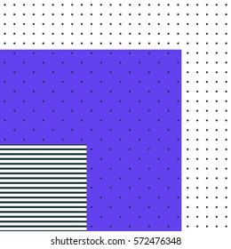Festive Background in Neo Memphis Style Colorful Decorative Wallpaper with Simple Editable Bold Block Bright Color positive digital print