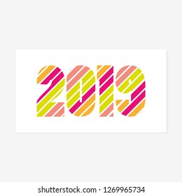 Festive background. New Year 2019