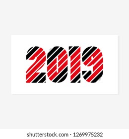 Festive background. New Year 2019