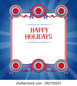 Festive background with place for text. Decorations for advertising, leaflet, cards, invitation and so on.