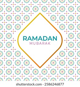 Festive background for Ramadan. Ramadan mubarak. Greeting card. Vector illustration, banner, postcard, template.
