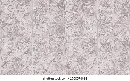 Festive background. Seamless pattern. Snowflakes arranged in a honeycomb structure. Randomly painted elements. 