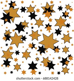 festive background with stars