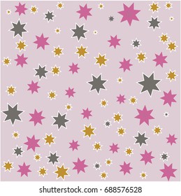 festive background with stars