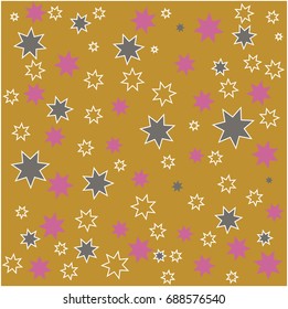 festive background with stars