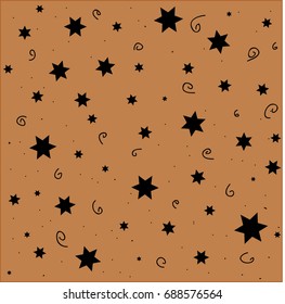 festive background with stars