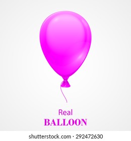 Festive Balloon isolated on white background.  EPS 10