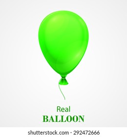 Festive Balloon isolated on white background.  EPS 10