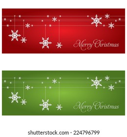 Festive banners. Christmas and New Year theme.