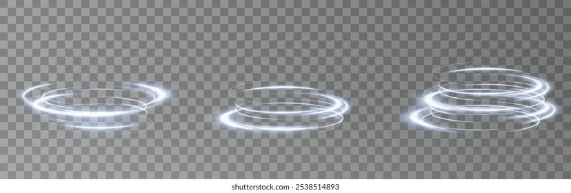 Festive blue stripe on white background. blue curl twirl for the holidays. blue colored curve rope. Vector png twirl, line, curve, rope, stripe design element.	
