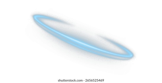 Festlicher blauer Streifen auf weißem Hintergrund. blau curl twirl für die ferien. blau gefärbtes Kurventeil. Vektor png Drall, Linie, Kurve, Seil, Streifen Design Element.	