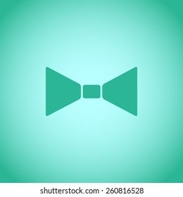 Festive bow vector icon