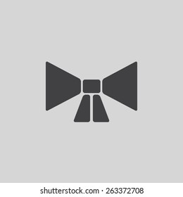 festive bow vector icon