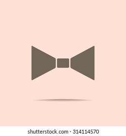 festive bow vector icon 