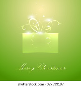 festive box of light, vector
