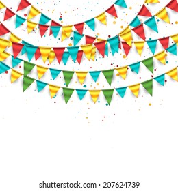 Festive Bunting Background