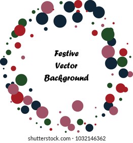 Festive butterfly confetti background. Square vector pattern texture for holiday, postcard, frame, carnival, poster, birthday and children's parties. Butterfly cover mock-up. Wedding butterfly layout