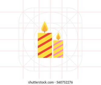 Festive candles
