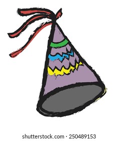 festive cap, vector design element 