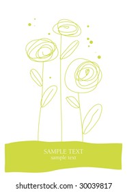 Festive card vector