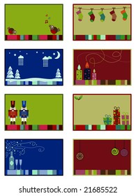 festive cards/ web banners with space for text