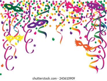 Carnaval Ribbons Stock Vectors, Images & Vector Art | Shutterstock