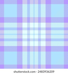 Patrón de tela de cuadros festivos, tarjeta de felicitación tartán Vector a cuadros. Textil de fondo sexual textura sin fisuras en la paleta de colores cian e índigo.