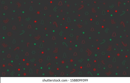 
Festive Christmas background for congratulations. Vector abstract illustration.
