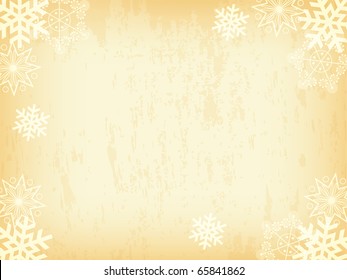 Festive Christmas  background with snowflakes.