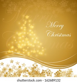 Festive Christmas Background - Vector Illustration, Graphic Design Useful For Your Design 