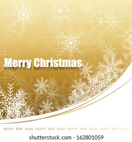 Festive Christmas Background - Vector Illustration, Graphic Design Useful For Your Design