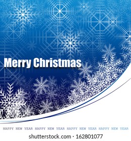 Festive Christmas Background - Vector Illustration, Graphic Design Useful For Your Design