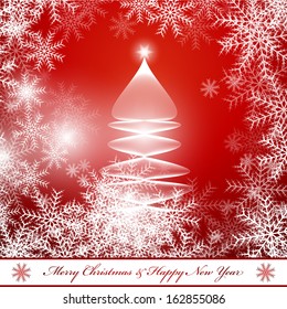 Festive Christmas Background - Vector Illustration, Graphic Design Useful For Your Design