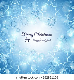Festive Christmas Background - Vector Illustration, Graphic Design Useful For Your Design