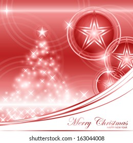 Festive Christmas Background - Vector Illustration, Graphic Design Useful For Your Design 