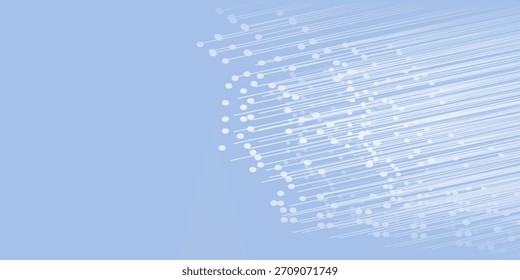 Fondo azul de Navidades festivas con luces y tecnología.