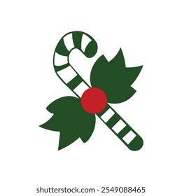 Navidades festivas Ilustración vectorial de caramelos para proyectos de Festiva
